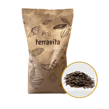 Czekolada deserowa kuwertura płatki 38% KT-01-038 20kg – TERRAVITA